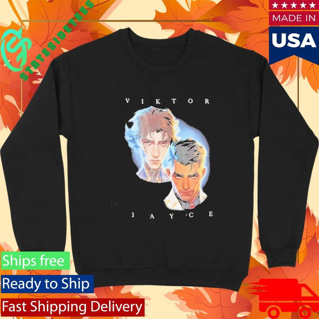New Arcane Jinx And Vi Duo Tonal Shirt Unisex , , , Long Sleeve Tee