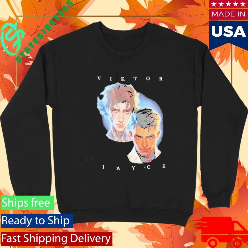 New Arcane Jinx And Vi Duo Tonal Shirt Unisex , , , Long Sleeve Tee