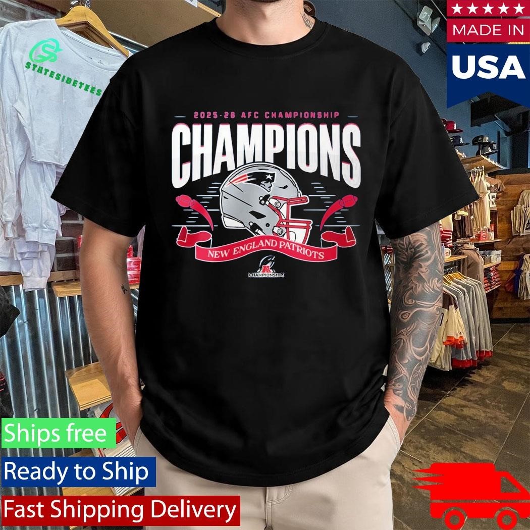 New England 2026 Patriots AFC Championship Champions Shirt Unisex , , , Long Sleeve Tee