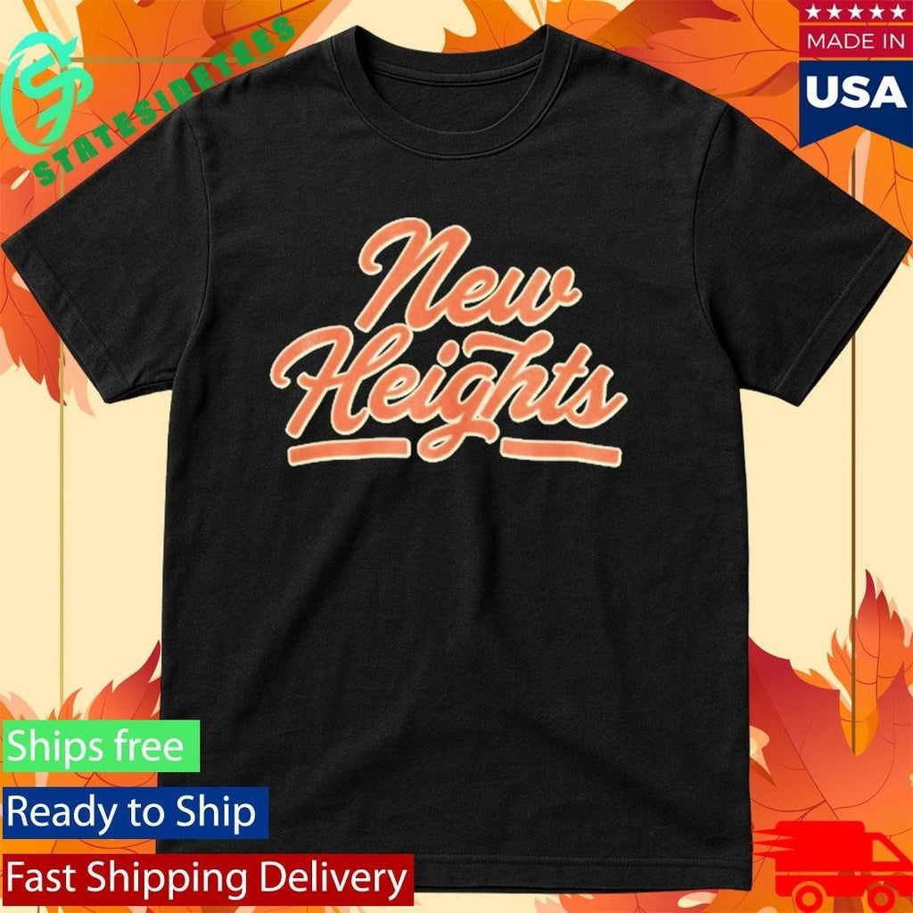 New Heights Script Logo Shirt Unisex , , , Long Sleeve Tee