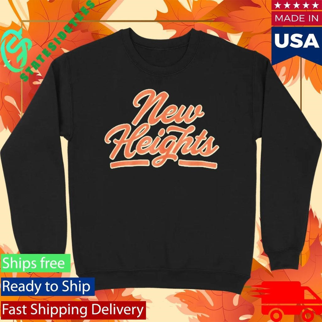 New Heights Script Logo Shirt Unisex , , , Long Sleeve Tee