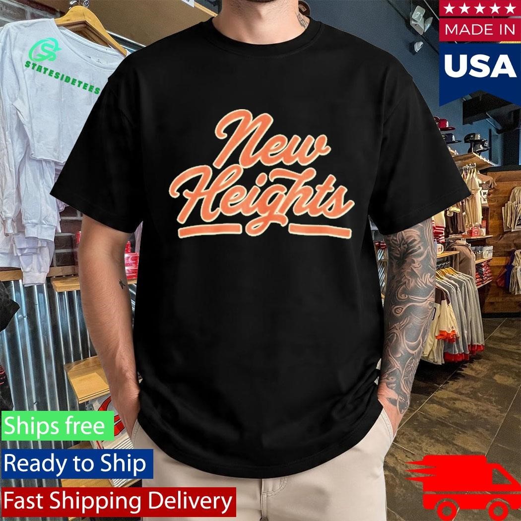 New Heights Script Logo Shirt Unisex , , , Long Sleeve Tee