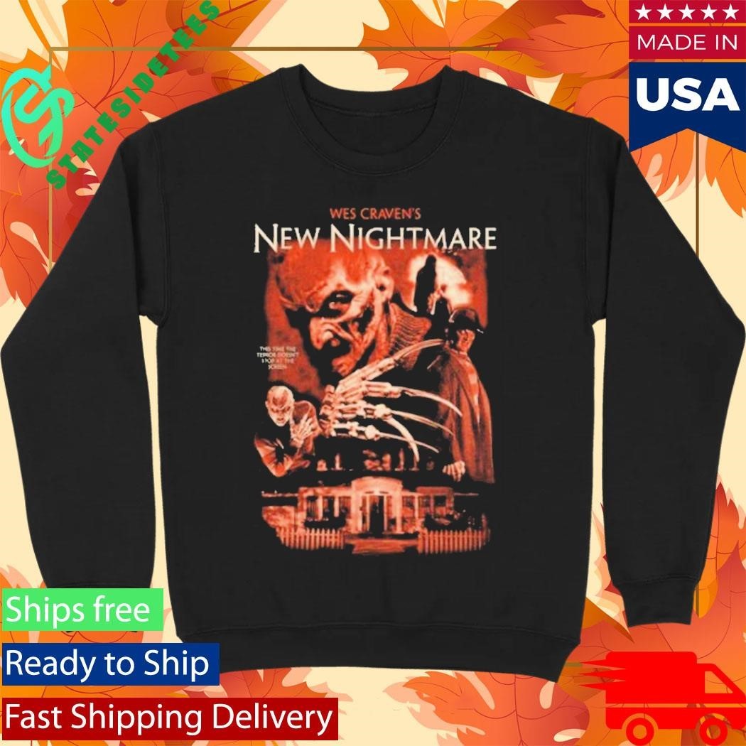 New Nightmare Big Screen Terror Shirt Unisex , , , Long Sleeve Tee