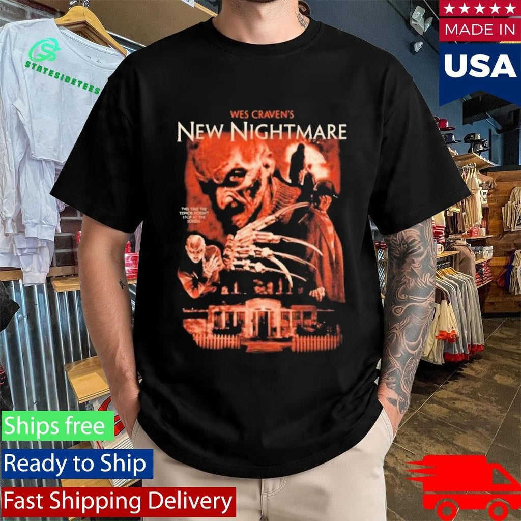 New Nightmare Big Screen Terror Shirt Unisex , , , Long Sleeve Tee