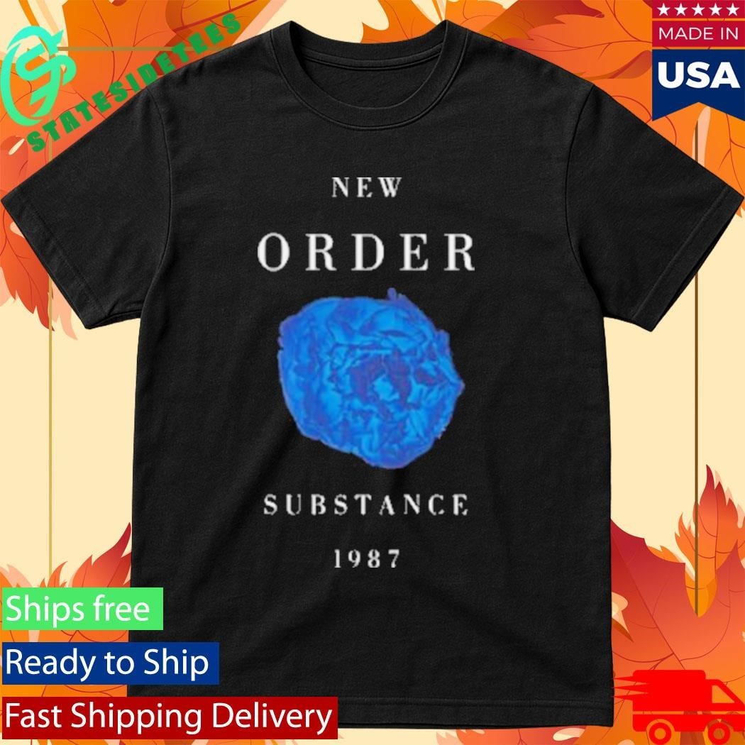 New Order Substance ’87 Black Unisex , , , Long Sleeve Tee