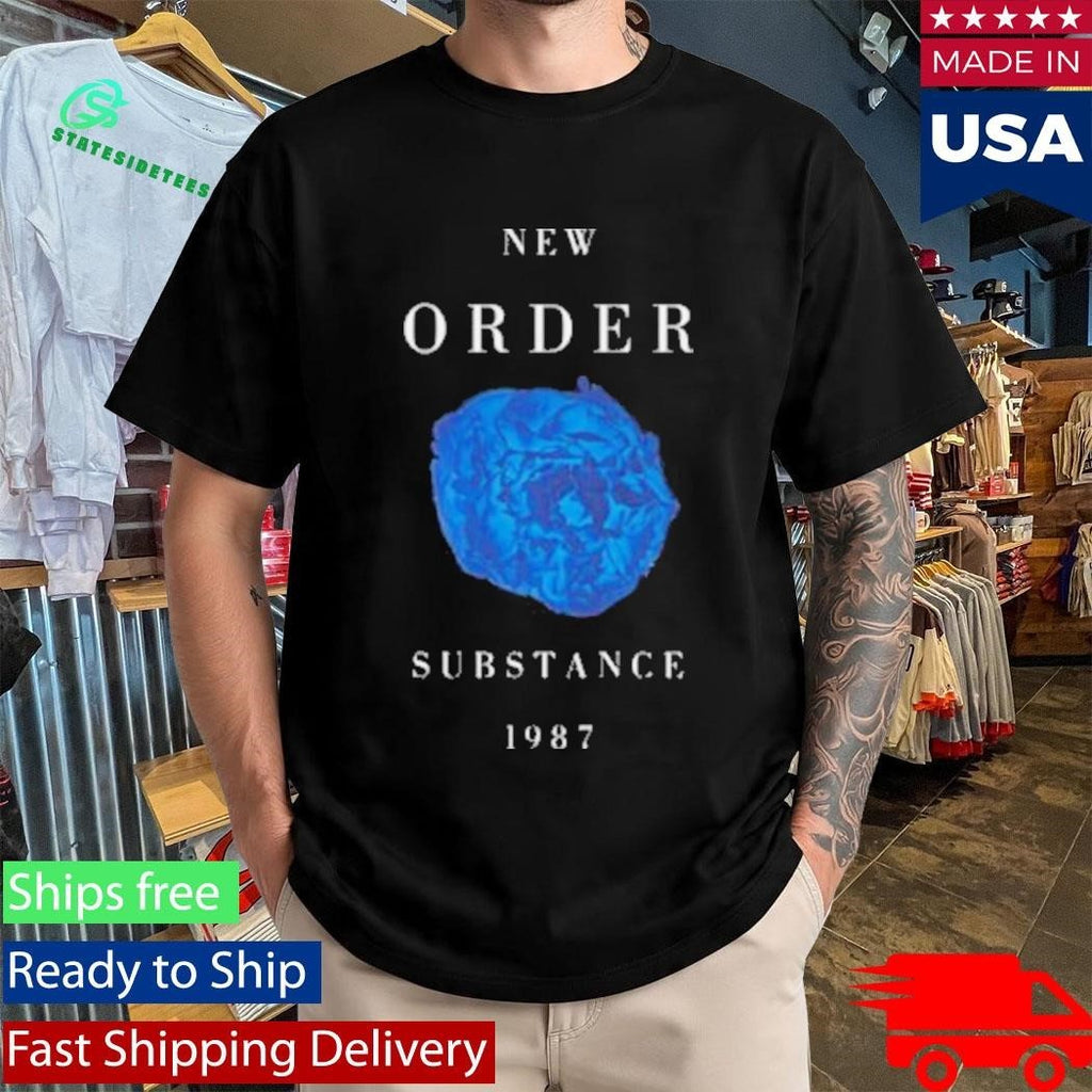 New Order Substance ’87 Black Unisex , , , Long Sleeve Tee