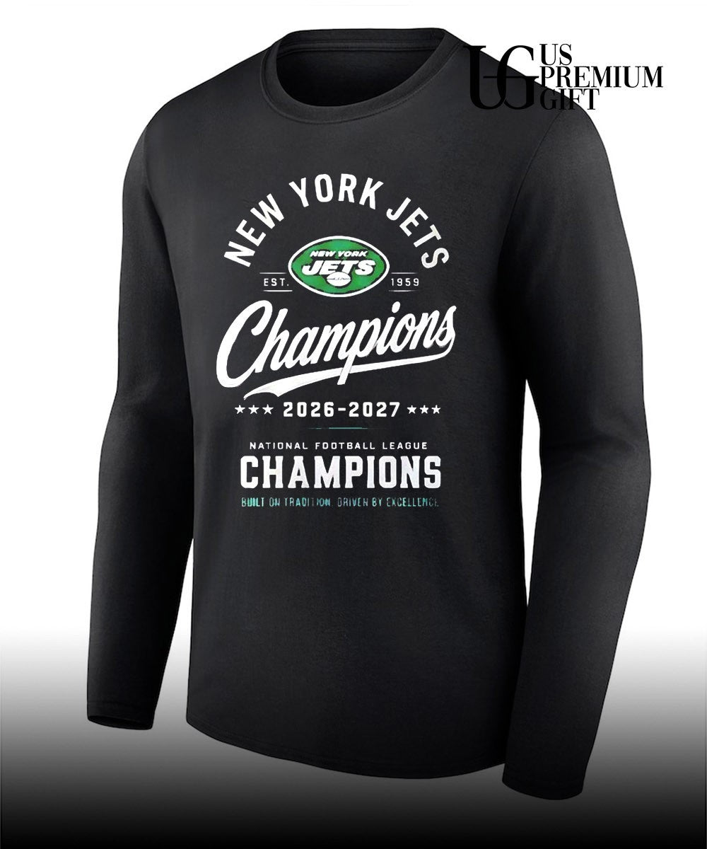 New York Jets 2026-2027 Champions National Football League Built on Tradition shirt