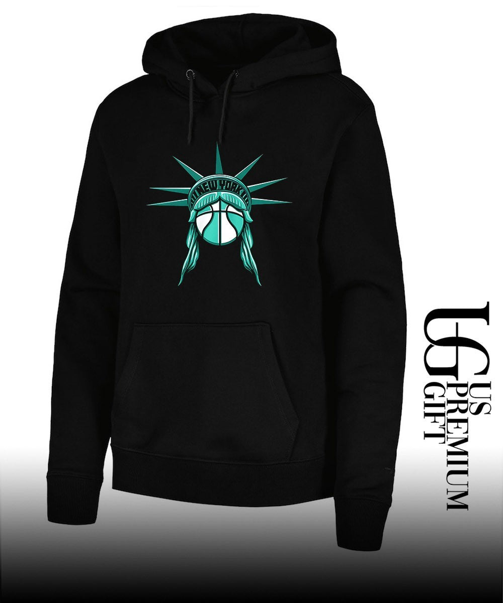 New York Liberty Basketball WNBA Statue of Liberty head WNBA Commissioner’s Cup Champions logo shirt