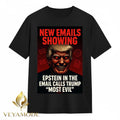 New emails showing Epstein in the email calls Trump most evil tee Unisex , , , Long Sleeve Tee
