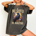 Ni Dieu Ni Maitre Comfort Colors Shirt Anarchist Activist Protest Human Rights Outfits Womenswear T-Shirts