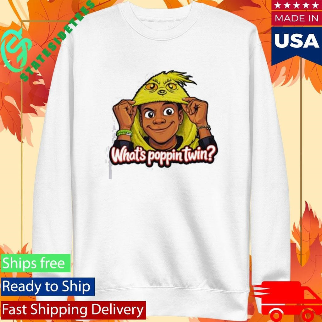 Nicktoontime What’s Poppin Twin Shirt Unisex , , , Long Sleeve Tee