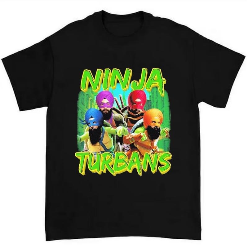 Ninja Turbans Bold Satirical Humor T-Shirts