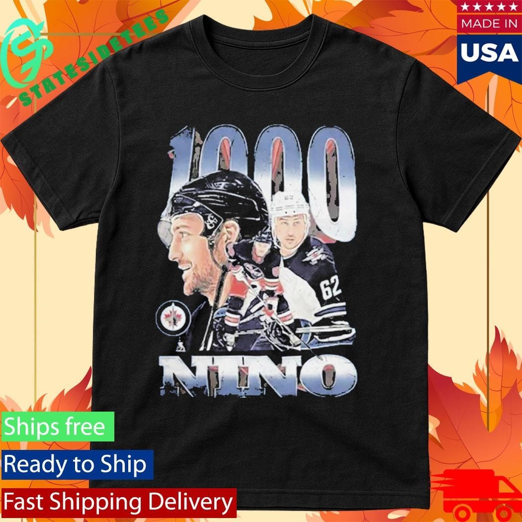 Nino Niederreiter 1000 Games Shirt Unisex , , , Long Sleeve Tee