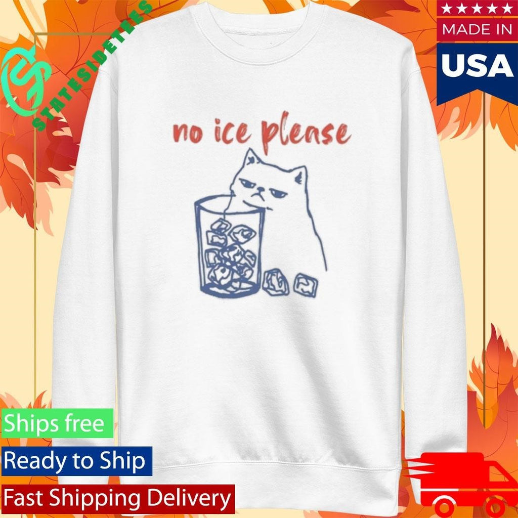 No Ice Please Cat Shirt Pro Immigration Tee Abolish Ice Shirt Unisex , , , Long Sleeve Tee