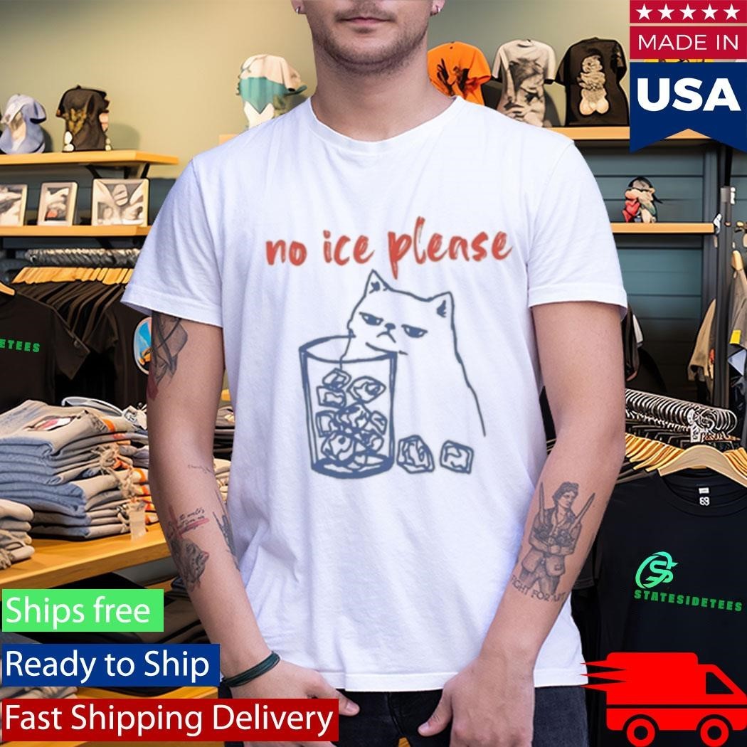 No Ice Please Cat Shirt Pro Immigration Tee Abolish Ice Shirt Unisex , , , Long Sleeve Tee
