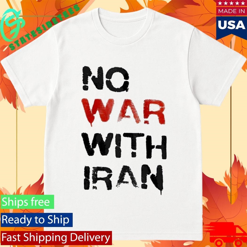 No War With Iran Shirt Unisex , , , Long Sleeve Tee