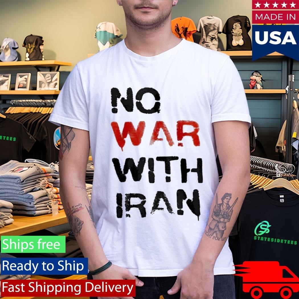 No War With Iran Shirt Unisex , , , Long Sleeve Tee