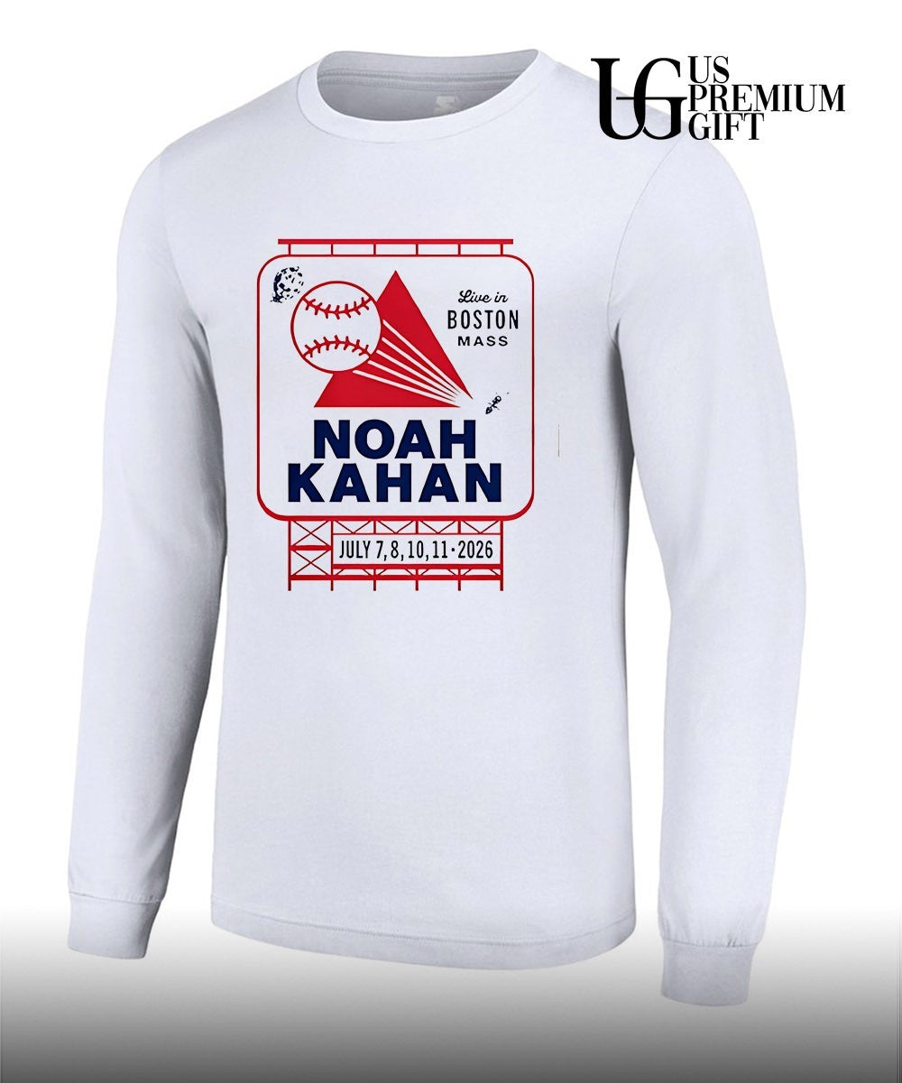 Noah Kahan Fenway Red Sox 2026 shirt