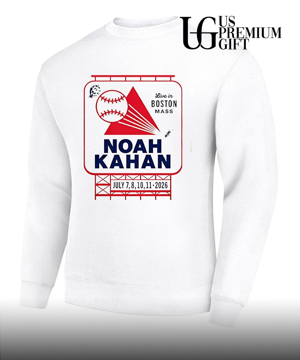 Noah Kahan Fenway Red Sox 2026 shirt