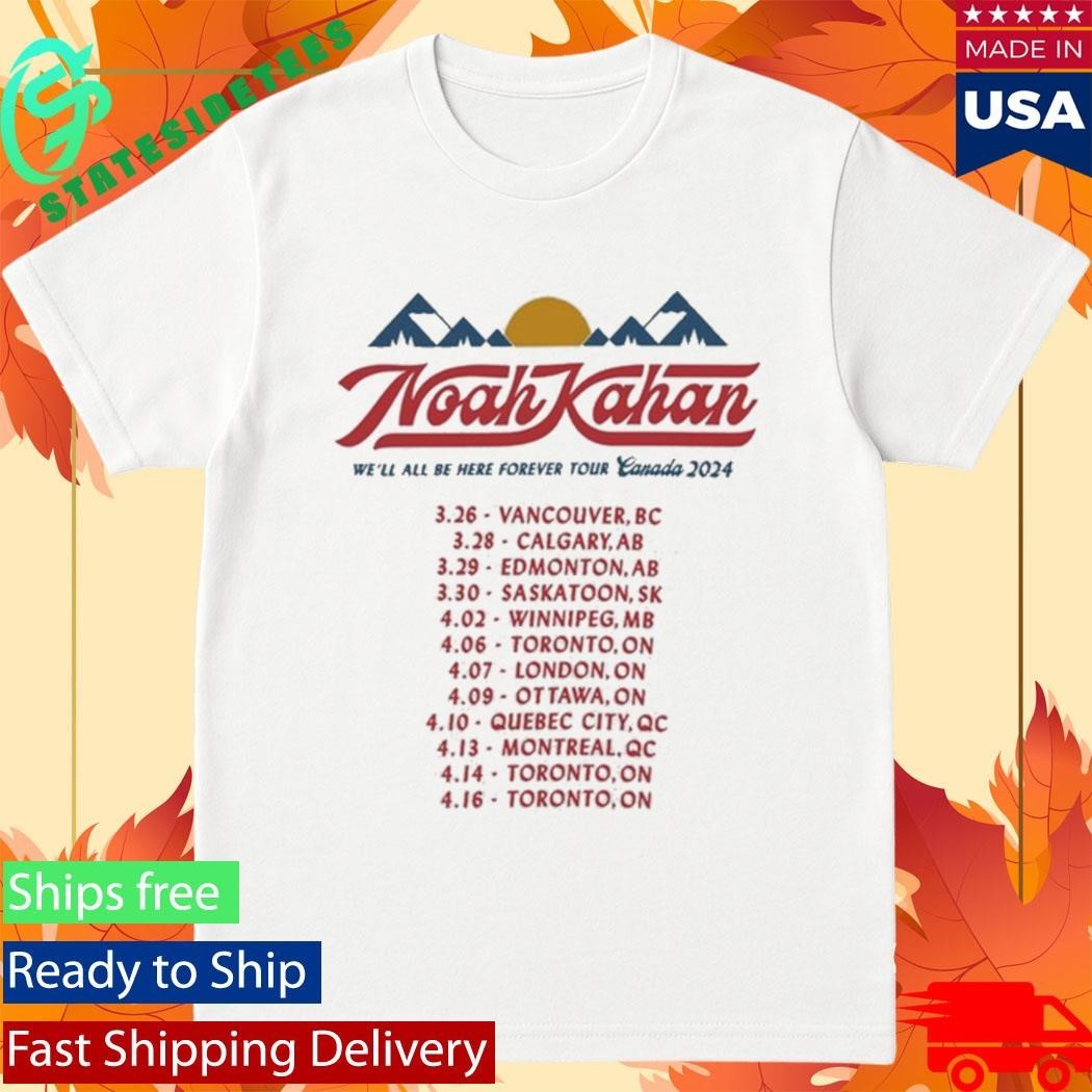 Noah Kahan Tour Feb – Apr 2024 Shirt Unisex , , , Long Sleeve Tee