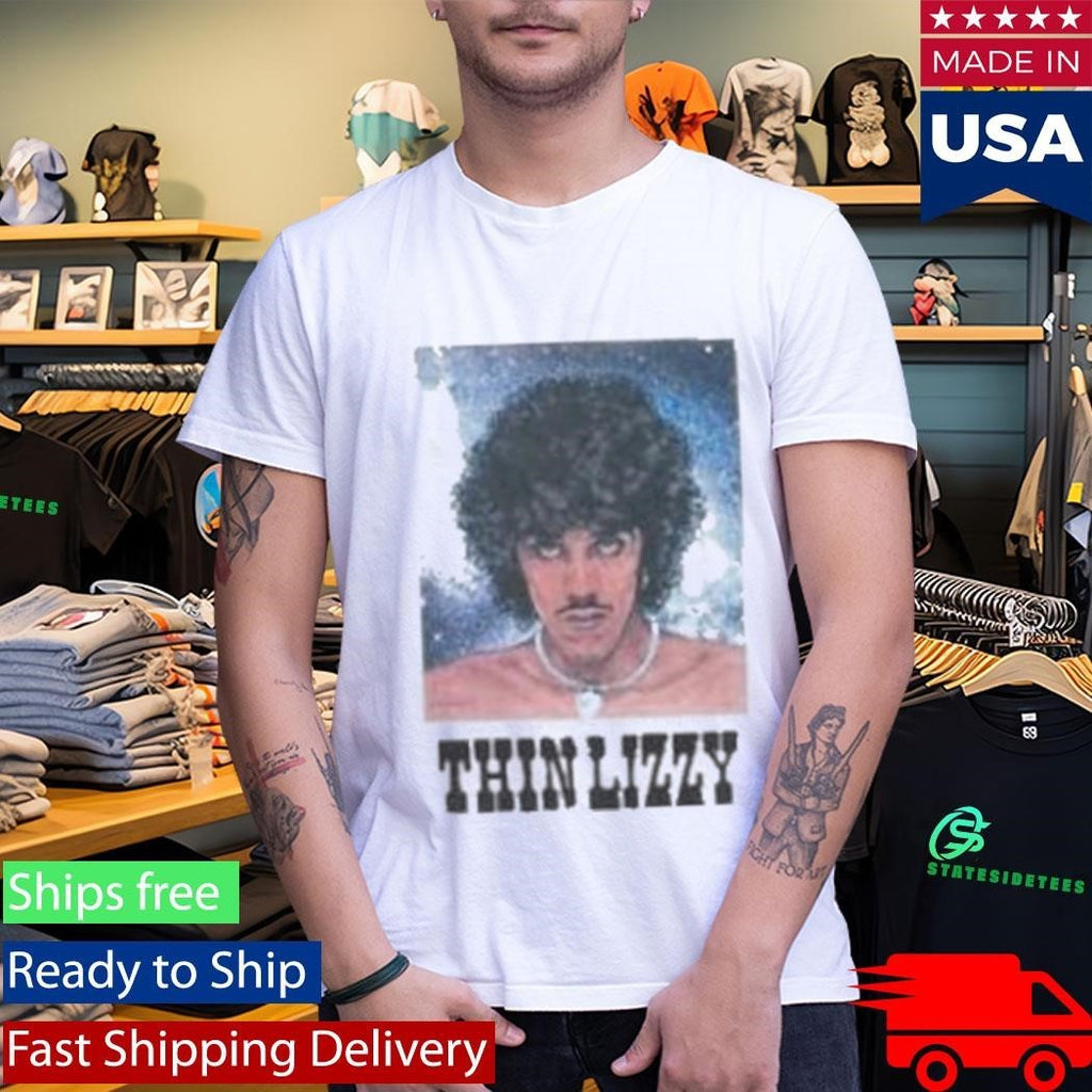 Noah X Thin Lizzy Portrait Shirt Unisex , , , Long Sleeve Tee
