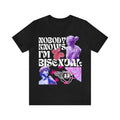 Nobody Knows Im Bisexual Retro Bisexual Shirt Bisexual Pride Shirt Bi Pride Queer Shirt Funny Bisexual Trans Bisexual T-Shirts