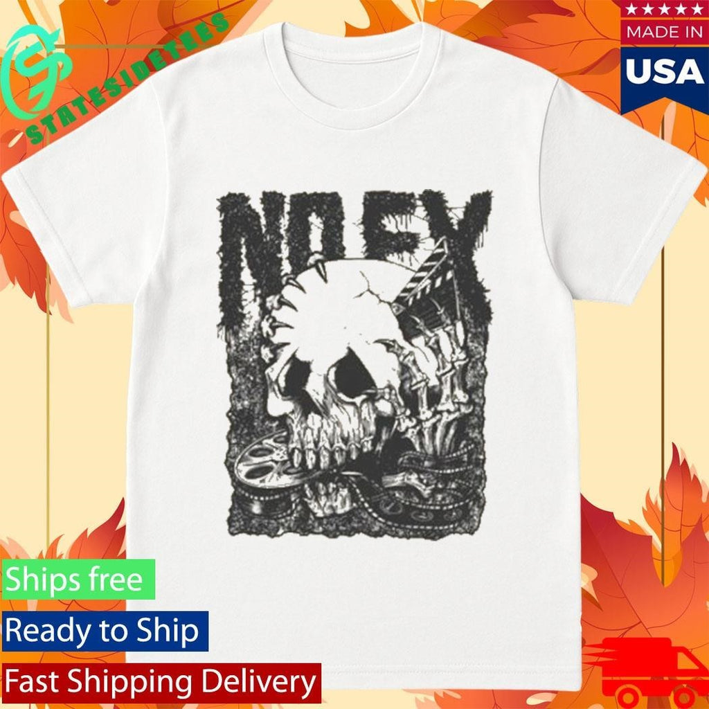 Nofx Og Film Skull Shirt Unisex , , , Long Sleeve Tee