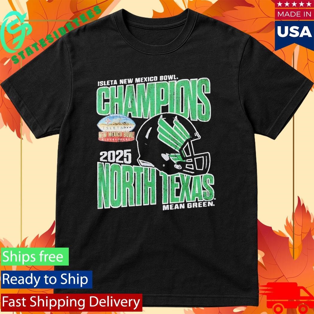 North Texas Mean Green 2025 Isleta New Mexico Bowl Champions Shirt Unisex , , , Long Sleeve Tee