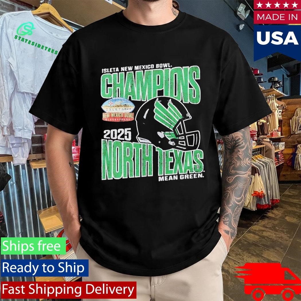 North Texas Mean Green 2025 Isleta New Mexico Bowl Champions Shirt Unisex , , , Long Sleeve Tee