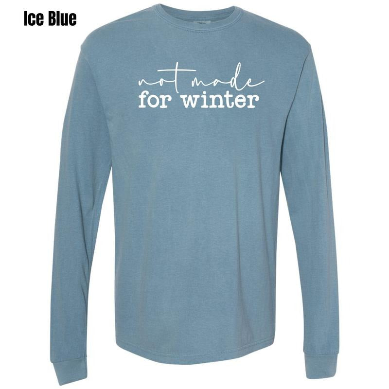 Not Winter Long Sleeve Comfort Colors 'NLB' T-Shirts