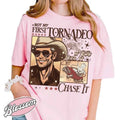 Not My First Tornadeo Shirt Not My First Tornadeo Fan Art Weather Lover Storm Chaser Shirt Meme Movie Shirt T-Shirts