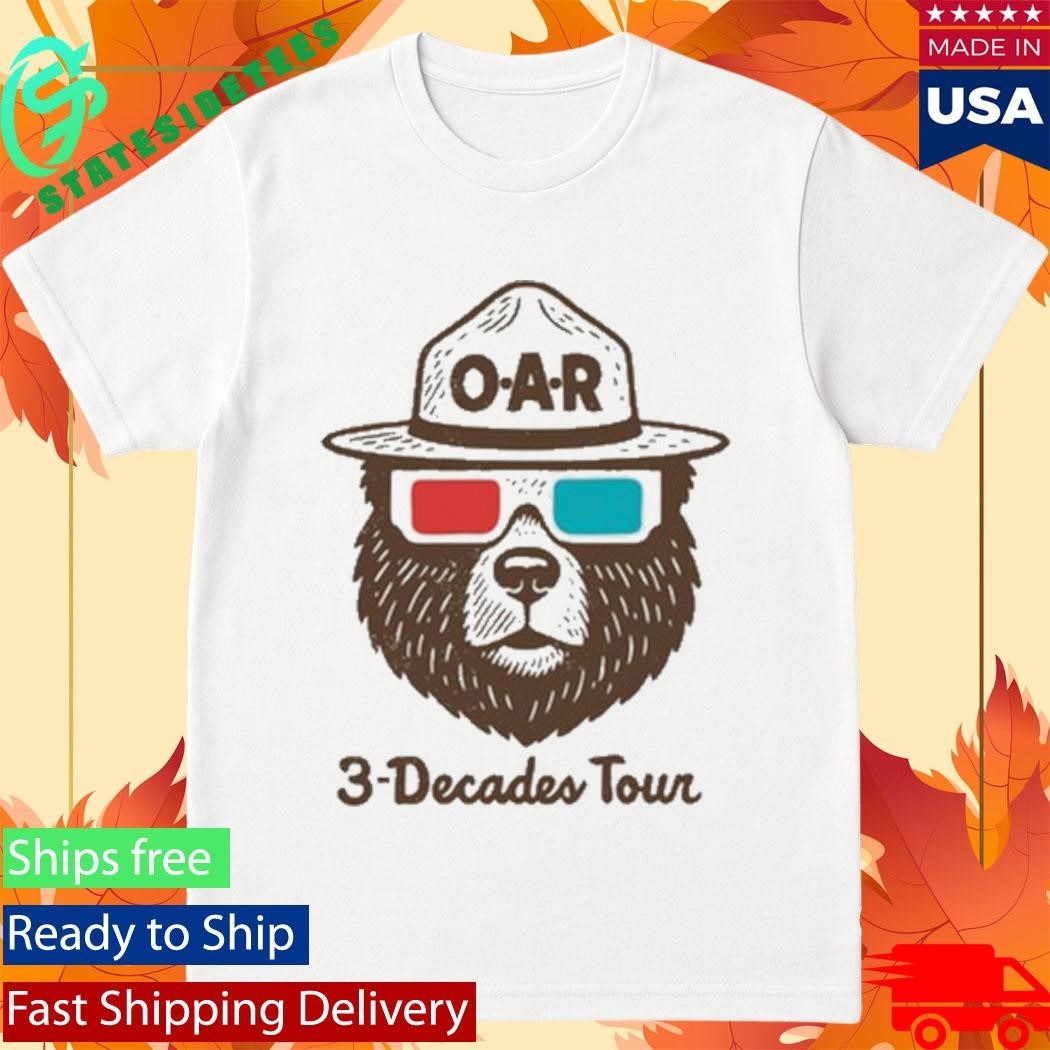 O.A.R. Three Decades Tour 3D Shirt Unisex , , , Long Sleeve Tee