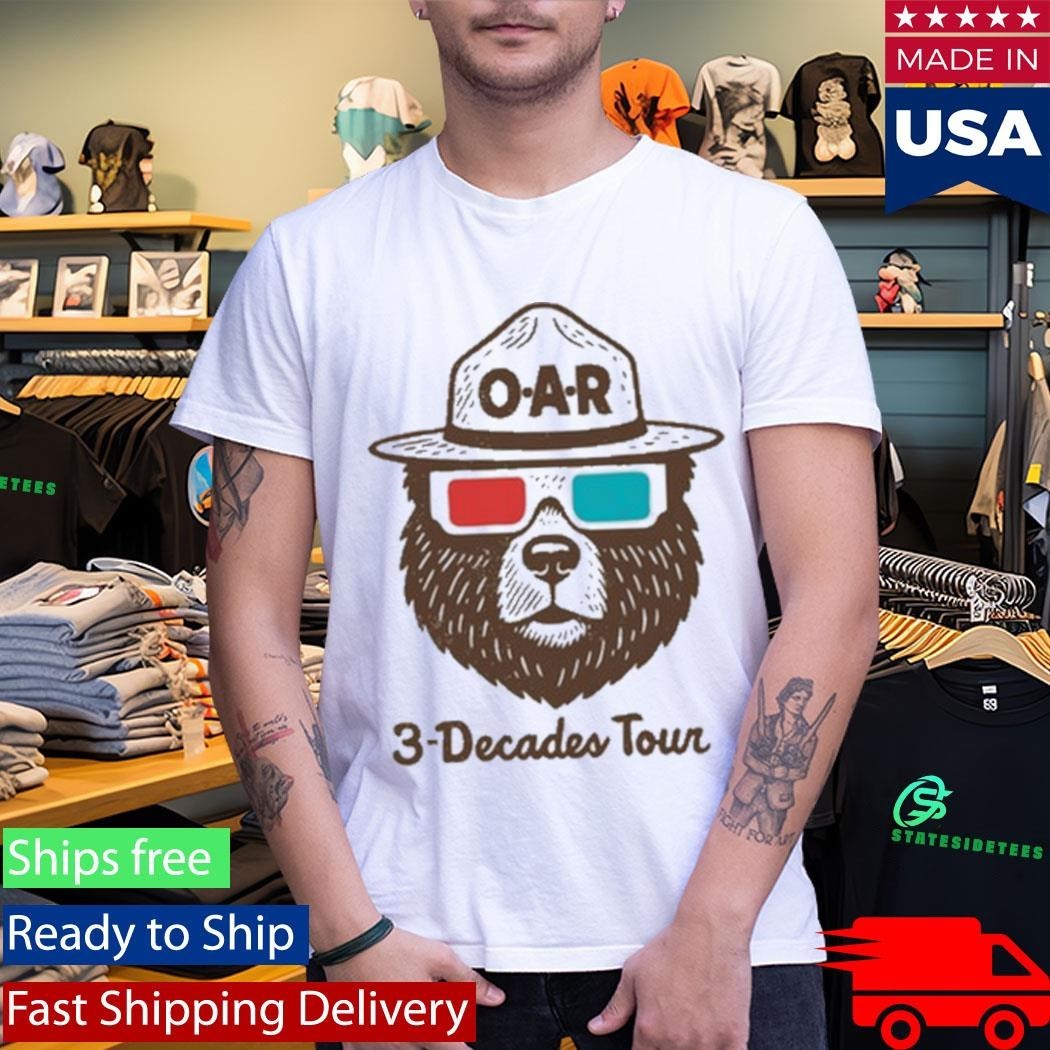 O.A.R. Three Decades Tour 3D Shirt Unisex , , , Long Sleeve Tee