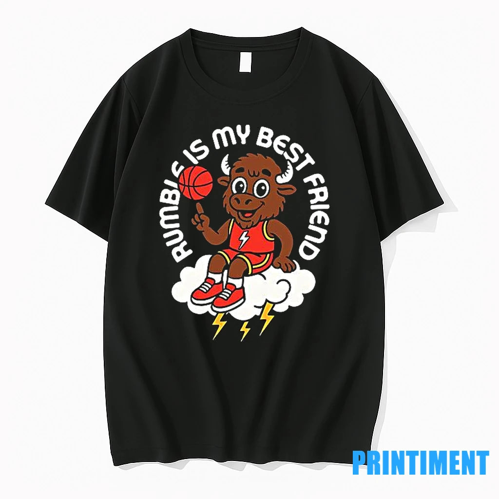 Okc Thunder Rumbles Is My Best Friend Mascot Basketball Tshirts Sweater