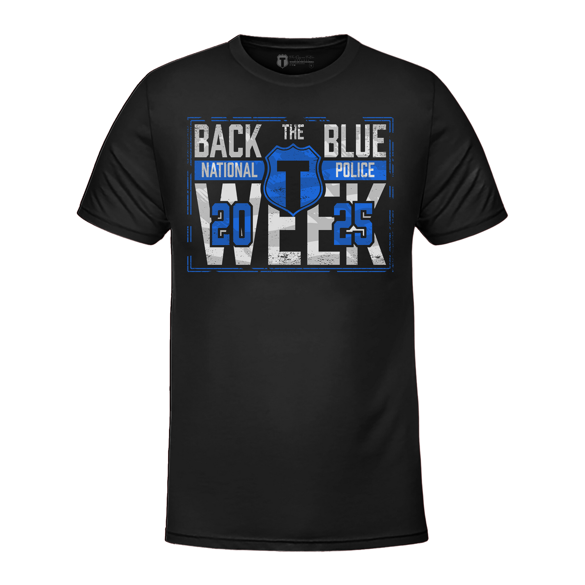 Back Blue Police Commemorative SIGNED T-Shirts