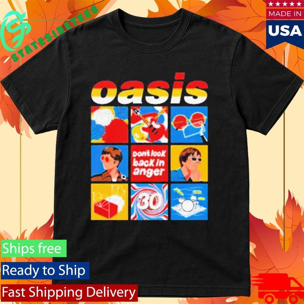 Oasis Don’t Look Back In Anger Celebrate 30 Years Of The Iconic Anthem Shirt Unisex , , , Long Sleeve Tee