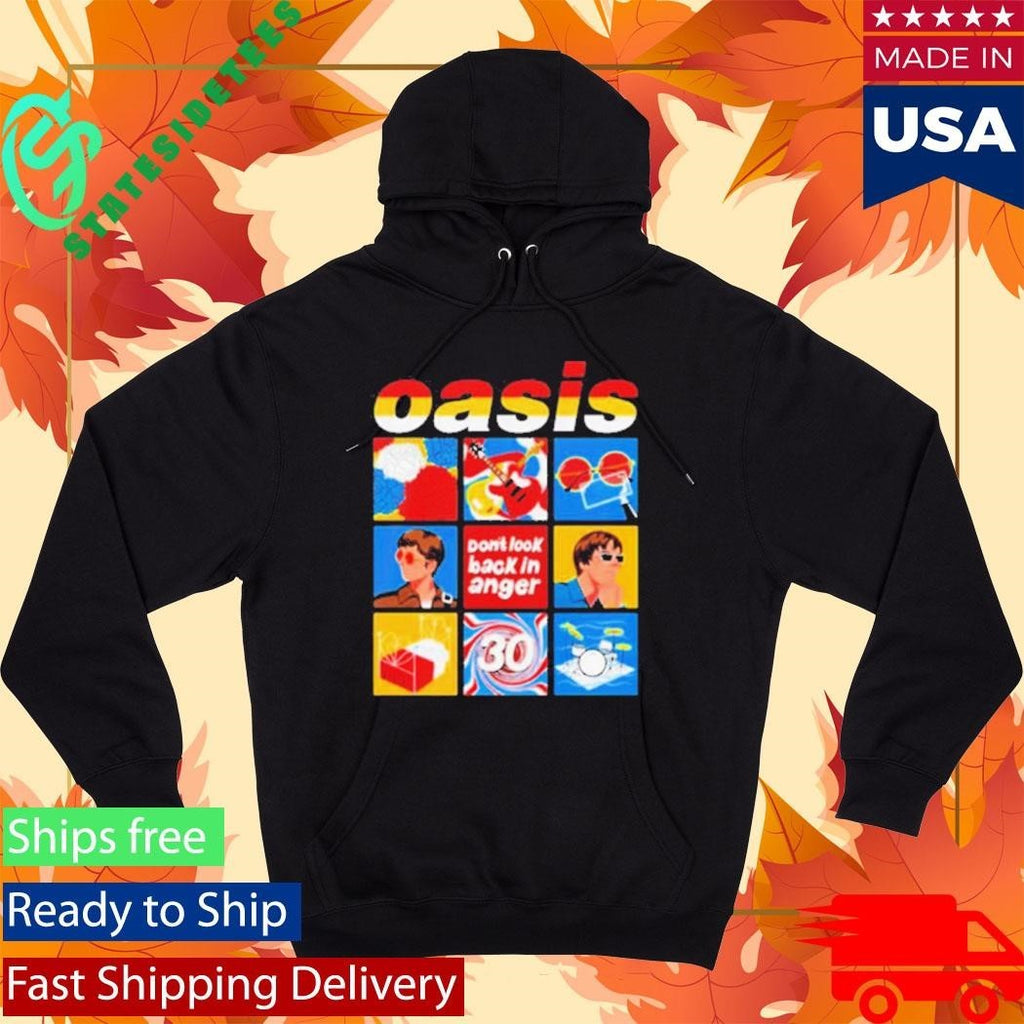 Oasis Don’t Look Back In Anger Celebrate 30 Years Of The Iconic Anthem Shirt Unisex , , , Long Sleeve Tee