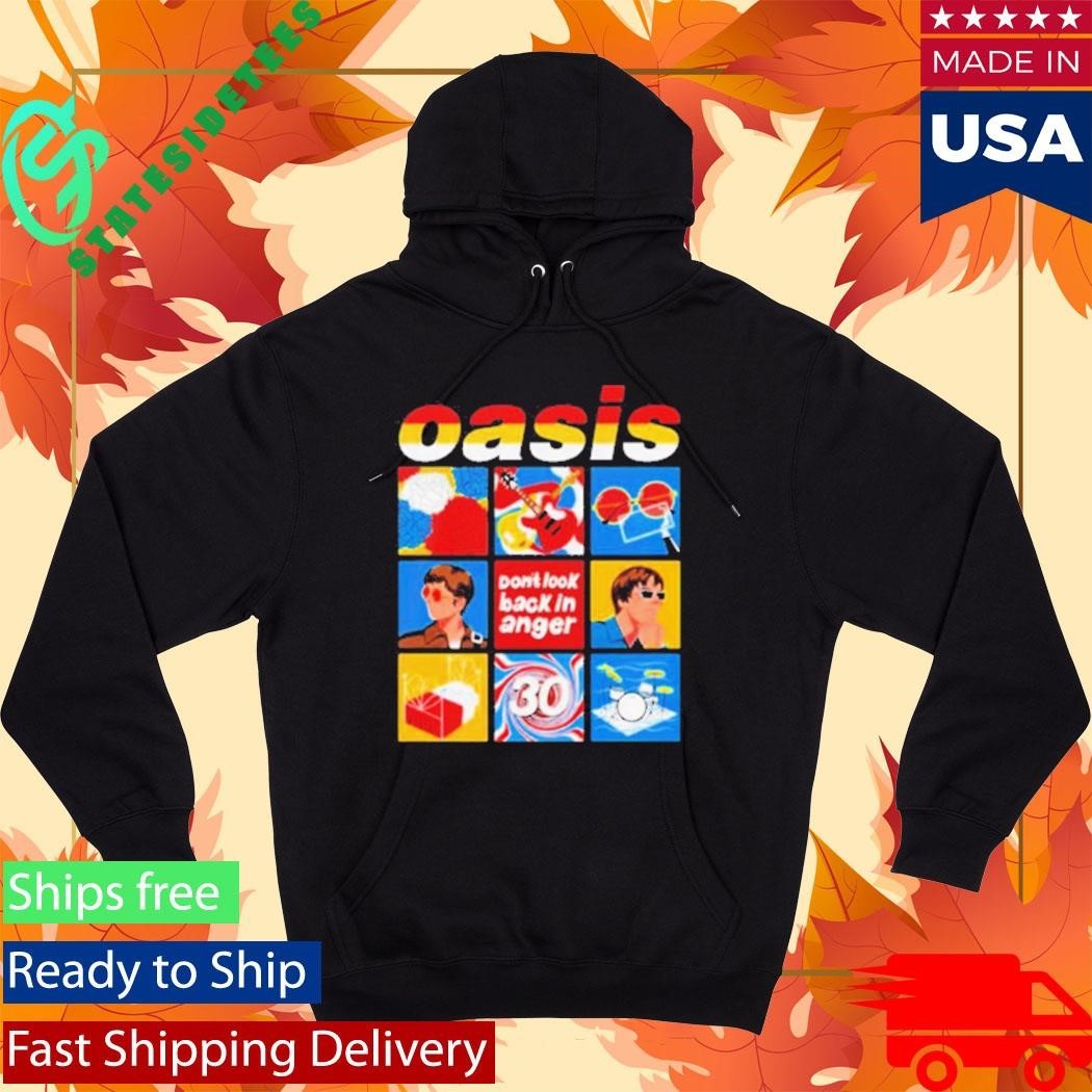 Oasis Don’t Look Back In Anger Celebrate 30 Years Of The Iconic Anthem Shirt Unisex , , , Long Sleeve Tee