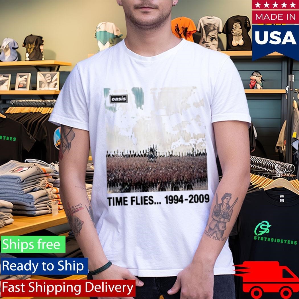 Oasis Time Flies 1994-2009 Shirt Unisex , , , Long Sleeve Tee