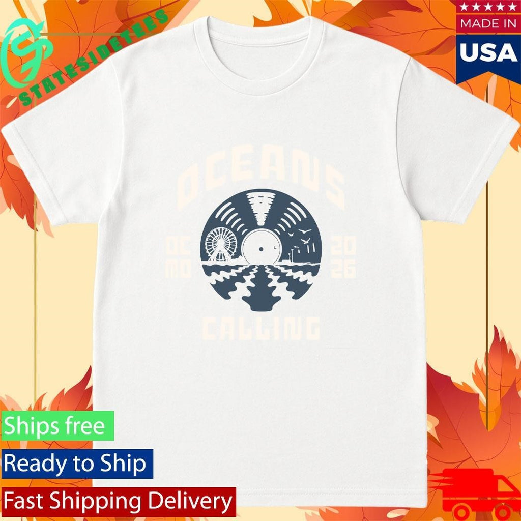 Oceans Calling Festival Record Shirt Unisex , , , Long Sleeve Tee