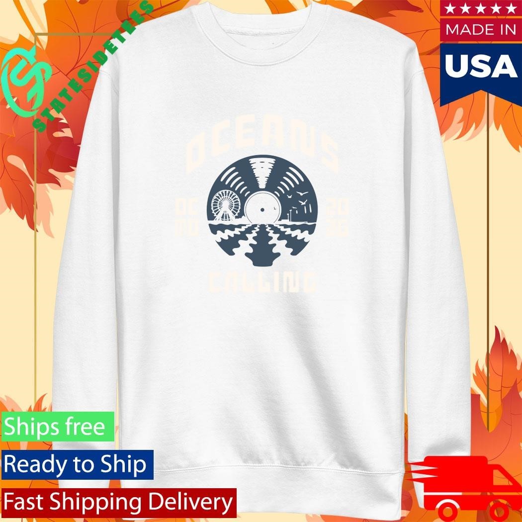 Oceans Calling Festival Record Shirt Unisex , , , Long Sleeve Tee