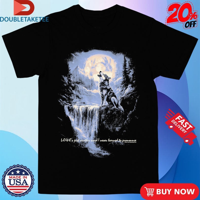 Official 3Oh!3 Love’s Just Another Word I Never Learned To Pronounce Wolf Shirts Unisex , , , Long Sleeve Tee