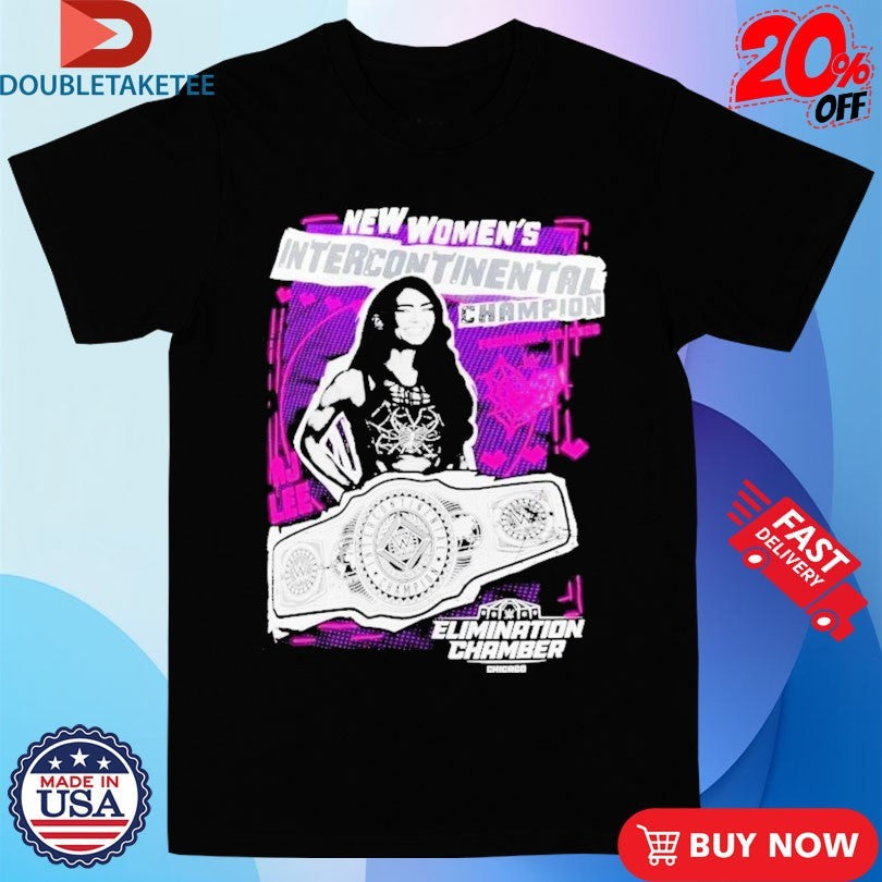 Official AJ Lee Elimination Chamber 2026 Women’s Intercontinental Championship Winner Shirts