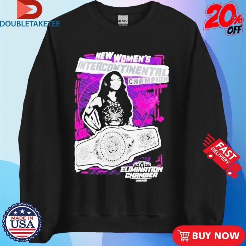 Official AJ Lee Elimination Chamber 2026 Women’s Intercontinental Championship Winner Shirts
