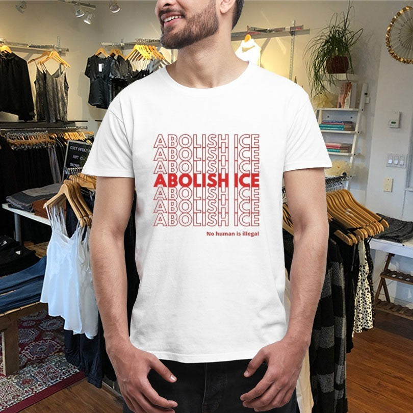 Official Abolish Ice No Human Is Illegal Shirts Unisex , , , Long Sleeve Tee