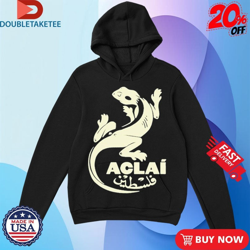 Official Aclaí Palestine Iguana Shirts Unisex , , , Long Sleeve Tee