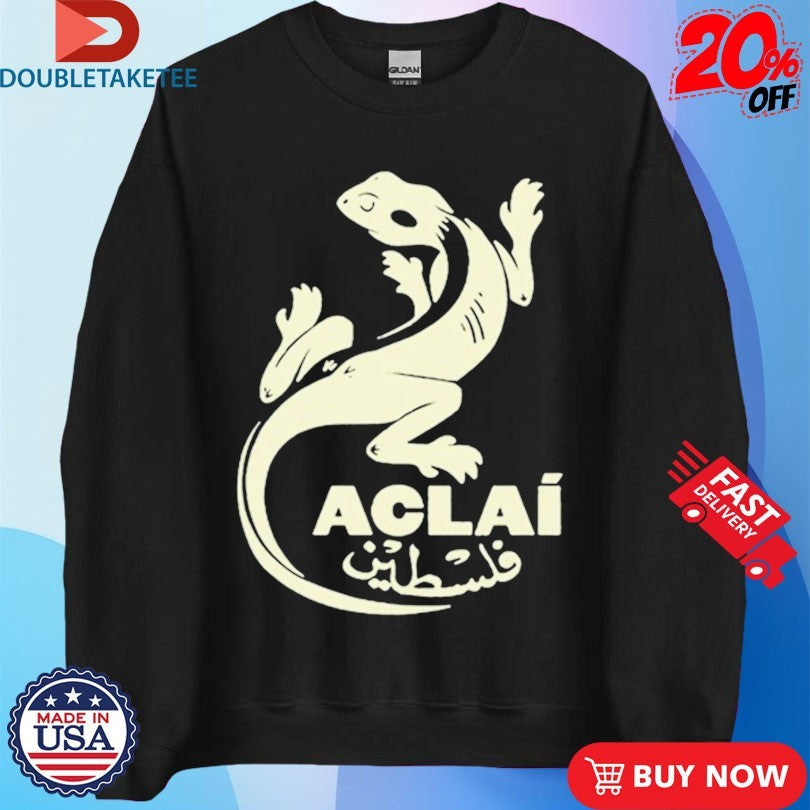 Official Aclaí Palestine Iguana Shirts Unisex , , , Long Sleeve Tee