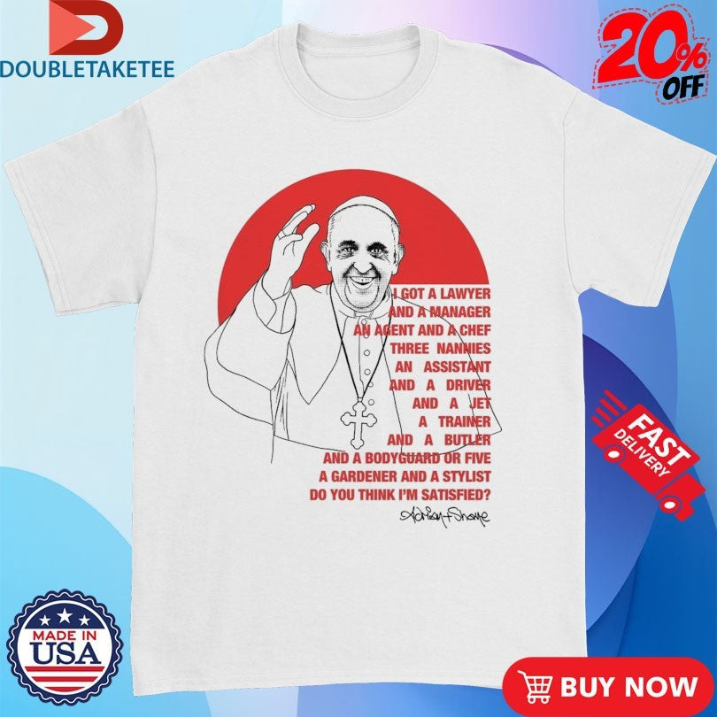 Official Adrian+Shane Pope Life Shirts Unisex , , , Long Sleeve Tee