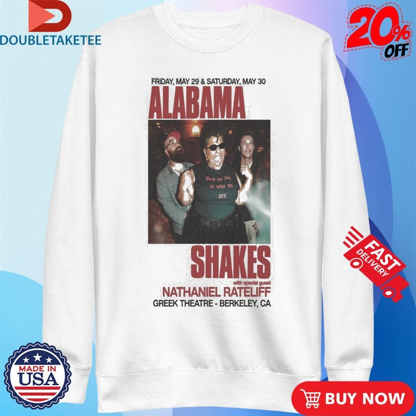 Official Alabama Shakes May 29-30 2026 Berkeley, CA Shirts Unisex , , , Long Sleeve Tee