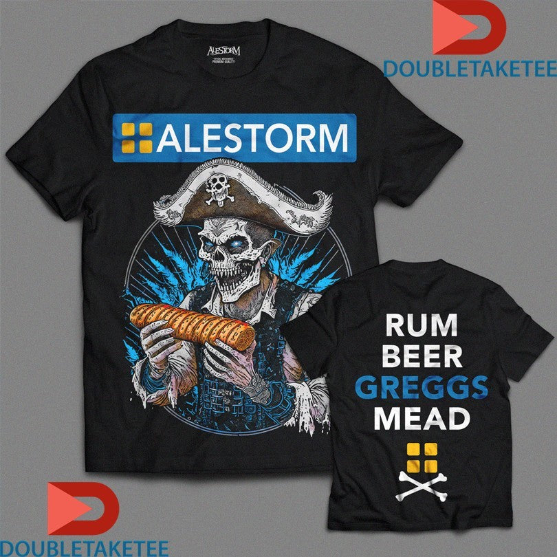 Official Alestorm Rum Beer Greggs Mead Shirts Unisex , , , Long Sleeve Tee